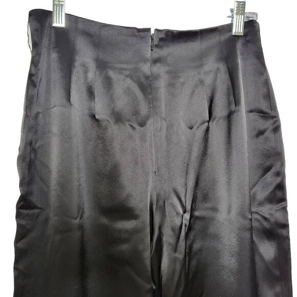 Nahdree Lifestyle Black Satin Pants Size 8 - Picture 7 of 9